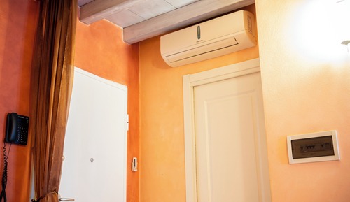 Comfort-Zimmer, Blick auf den Innenhof