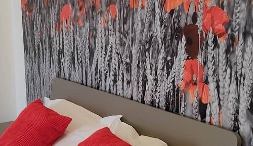Comfort-Vierbettzimmer, Balkon, Talblick