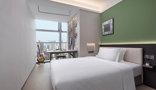 Doppelzimmer, 1 Queen-Bett, Nichtraucher, Stadtblick
