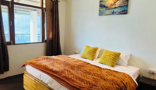 Premium-Doppelzimmer, 1 Doppelbett, Bergblick