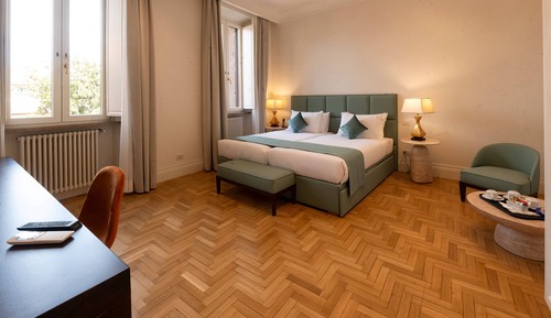 Deluxe-Suite, Blick auf den Innenhof