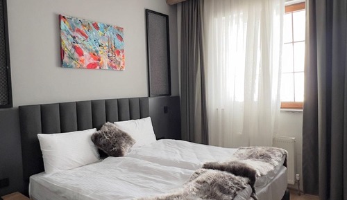 Standard-Doppel- oder -Zweibettzimmer, Bergblick