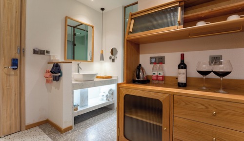 Comfort-Doppelzimmer, Blick auf den Innenhof