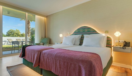 Zweibettzimmer, Poolblick