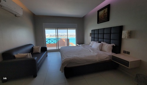 Familienvilla, Strandblick