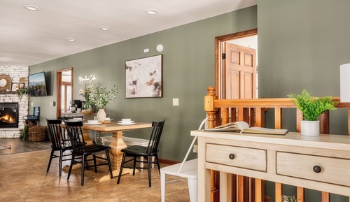 Familien-Ferienhütte, Küche, Talblick