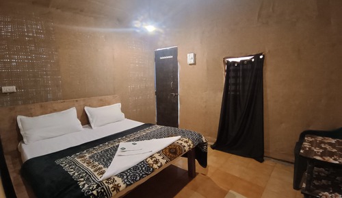 Economy-Doppelzimmer, Balkon, Gartenblick