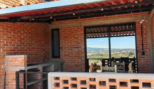 Ferienhütte, Terrasse, Talblick