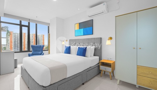 Apartment, 2 Schlafzimmer, Stadtblick