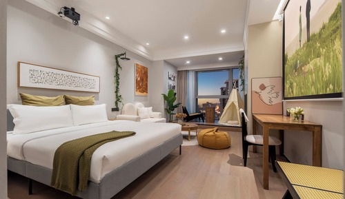 Elite-Doppelzimmer, Stadtblick