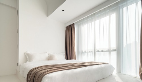 Design-Zweibettzimmer, Stadtblick