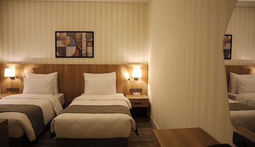 Deluxe-Zweibettzimmer, 2 Einzelbetten, Nichtraucher, eigenes Bad