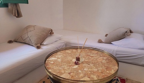 Comfort-Vierbettzimmer, Blick auf den Innenhof