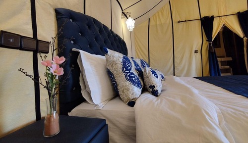 Familien-Vierbettzimmer, Blick auf die Wüste