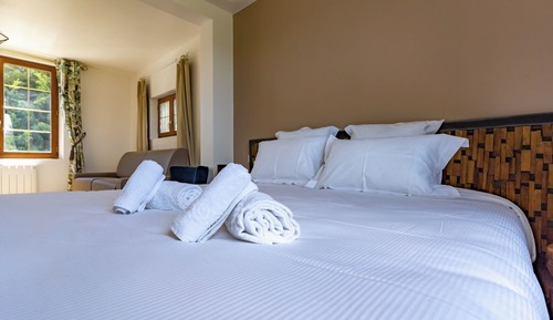 Comfort-Vierbettzimmer, zum Garten hin