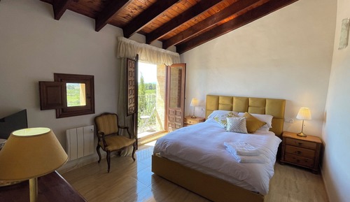 Superior-Doppelzimmer, Balkon, Poolblick