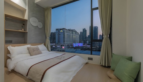 Superior-Doppelzimmer, Japanisches Futonbett, Nichtraucher, Stadtblick