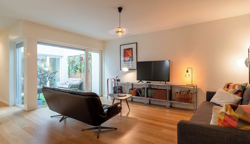 Signature-Apartment, Blick auf den Innenhof