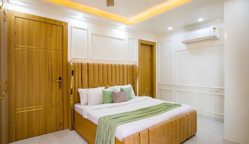 Premium-Zimmer, 1 King-Bett, barrierearme Badewanne, Kochnische