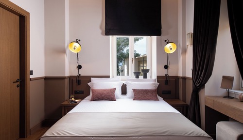 Junior-Suite, Balkon, Stadtblick