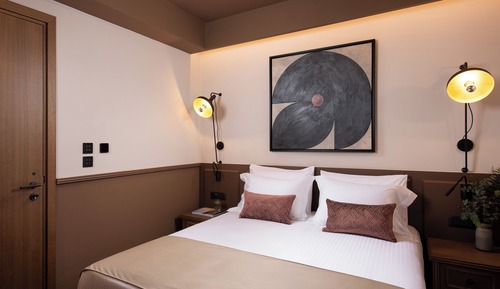 Deluxe-Doppelzimmer, Balkon, eingeschränkter Meerblick