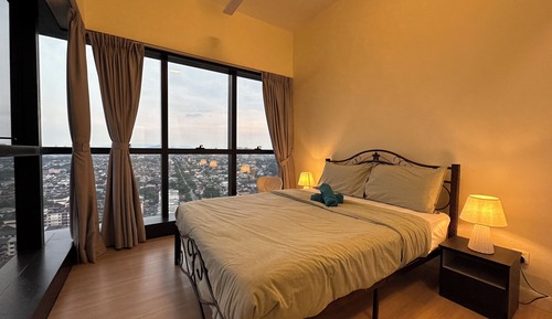 Luxury-Apartment, Stadtblick