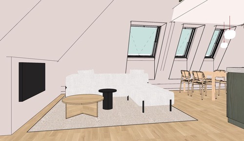 Comfort-Maisonette, Seeblick