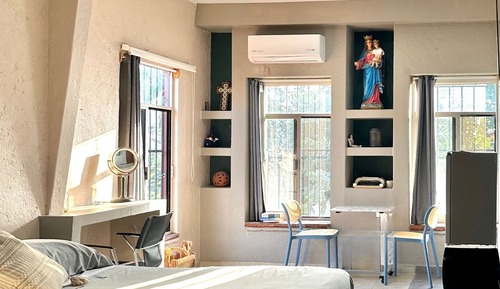 Panoramic-Dreibettzimmer, Gartenblick