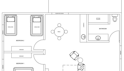 Deluxe-Ferienhütte, 2 Schlafzimmer, Seeblick