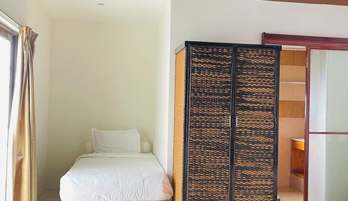 Familien-Doppel- oder -Zweibettzimmer, Balkon, Gartenblick