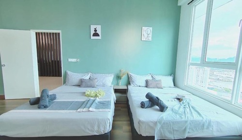 Deluxe-Apartment, 4 Schlafzimmer, Balkon, Poolblick