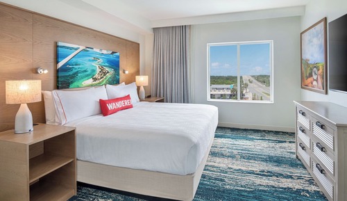 Suite, 1 King-Bett und Schlafsofa, Balkon