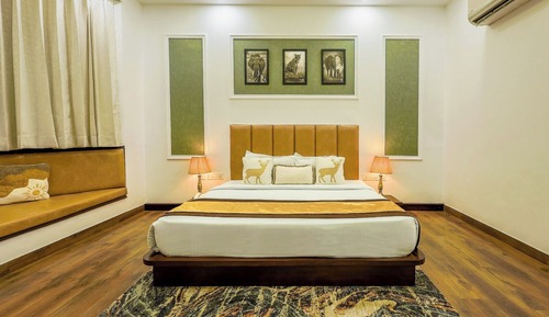 Luxury-Doppel- oder -Zweibettzimmer, Balkon, Parkblick