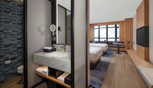 Superior-Zimmer, 2 Doppelbetten, Nichtraucher, Stadtblick