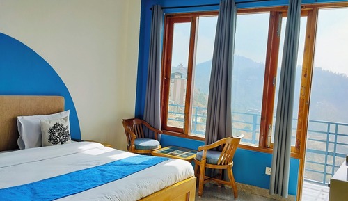 Comfort-Doppelzimmer, Balkon, Talblick