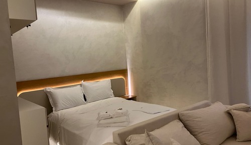 Familienapartment, 1 Queen-Bett und Schlafsofa, Balkon, Stadtblick