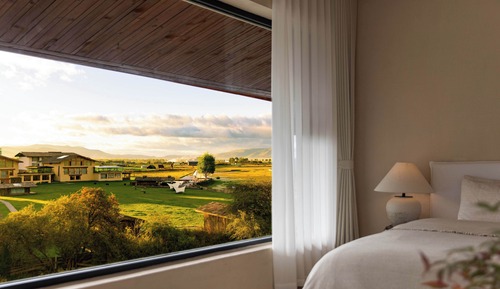 Basic-Doppelzimmer, Blick auf den Innenhof
