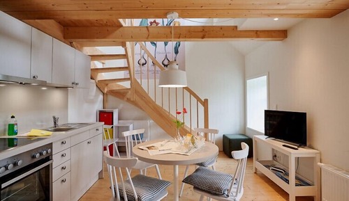 Apartment, Blick auf die Anlage