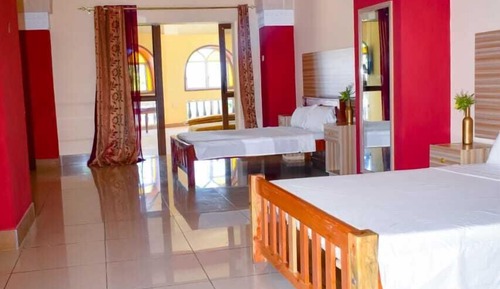 Standardzimmer, Blick auf die Anlage