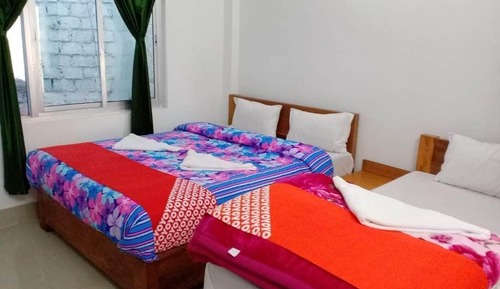 Familien-Dreibettzimmer, Bergblick