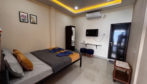 Deluxe-Doppelzimmer, Balkon, Gartenblick