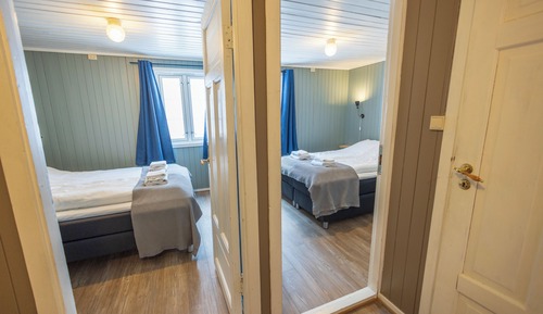 Standard-Ferienhütte, 2 Schlafzimmer, Hafenblick, Meerseite