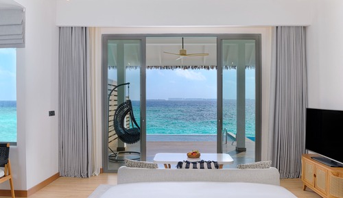 Villa, 1 King-Bett, auf dem Wassser (Pool)