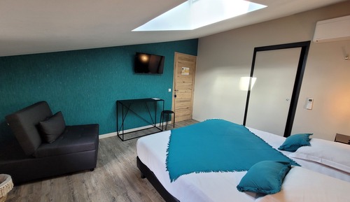 Deluxe-Doppel- oder -Zweibettzimmer, Blick auf den Innenhof
