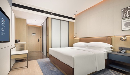 Zimmer, 1 King-Bett, Stadtblick