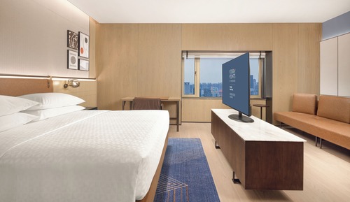 Classic-Zimmer, 1 King-Bett, Stadtblick