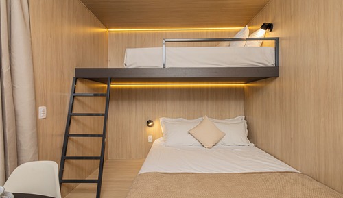 Club-Apartment, Stadtblick