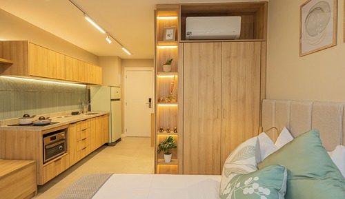 Comfort-Apartment, Stadtblick