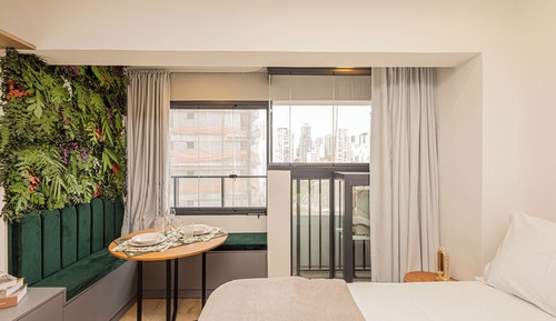 Deluxe-Apartment, Stadtblick