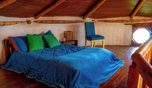 Elite-Ferienhaus, 1 Doppelbett, Bergblick